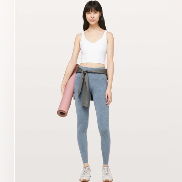 Lululemon Wunder Under High-Rise Tight *Full-On Luxtreme Washed Moon Blue 4 - Picture 5 of 11